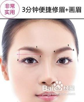 各种眉毛的叫法和图解