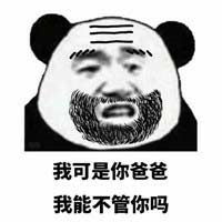 搞笑熊猫头之今晚不能睡微信qq表情包图片