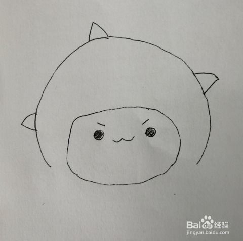 如何来画超萌的可爱表情头像简笔画