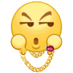 蘑菇头捂脸表情包土豪