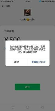 微信支付账户被冻结怎么搞