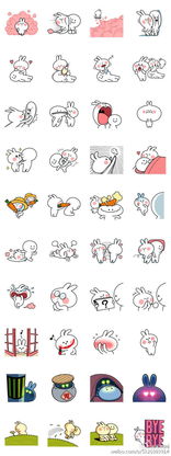 兔子表情包简笔画堆糖,美好生活研究所