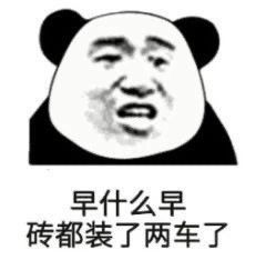 日常沙雕表情包砖都装两车了