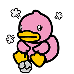 b.duck小黄鸭情人节表情