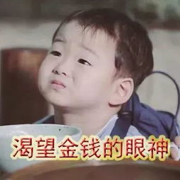 表情包丨借钱系列,渴望金钱的眼神