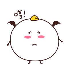 魔萌小白微信表情第一弹