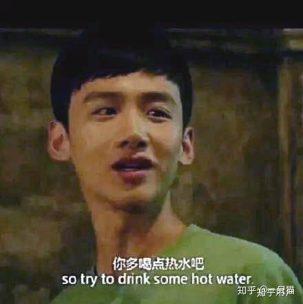 呕吐的表情包图片多喝热水