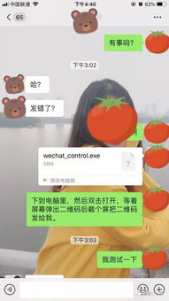 python微信远程控制摄像头拍摄女朋友坐电脑前聊天时表情