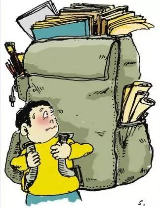 心疼小学生的书包到底有多重调查显示相当于每天扛一袋大米上学