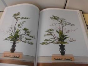 立花松柏集池坊古典立花三浦友馨作品集日本华道社大16开143页带盒套包邮