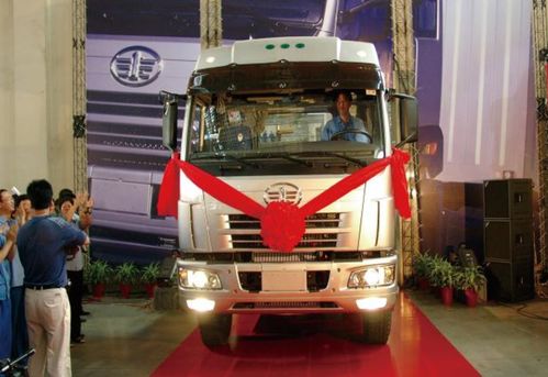 中国一汽第900万辆解放卡车荣耀出车