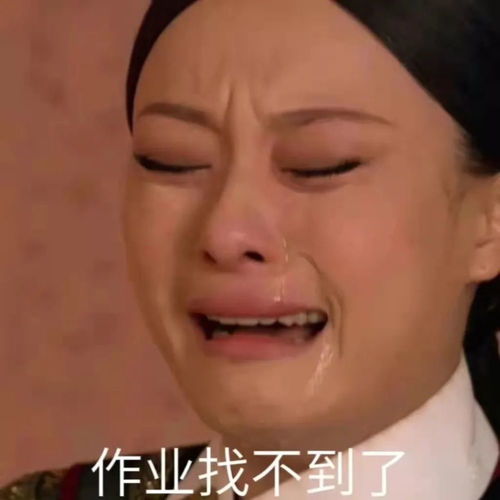 上网课交作业表情包