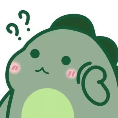 小恐龙头像可爱呆萌左