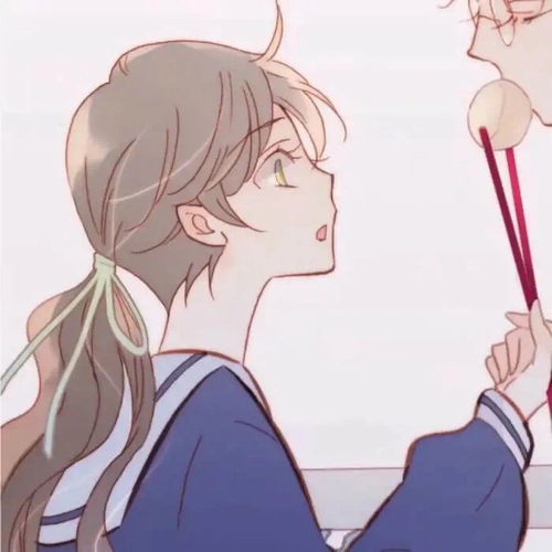 女友手机里的情侣头像太有爱太甜了