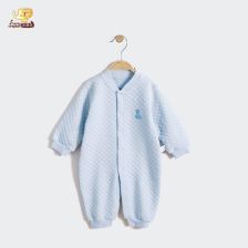 开档保暖连体衣