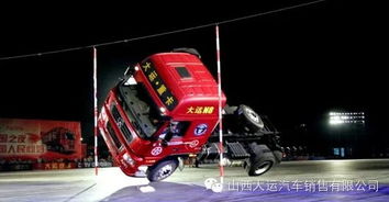 创吉尼斯纪录大运重卡飞跃26米续传奇