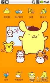 布丁狗简笔画头像图片