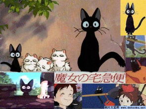 找魔女宅急便的小猫的图图