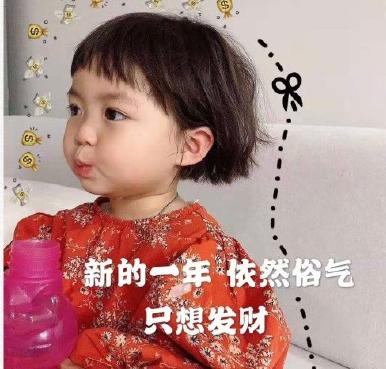 罗熙2020年跨年表情包合集新年许个愿,大吉大利,有钱有你