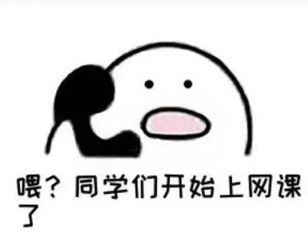 河职人的网课表情包