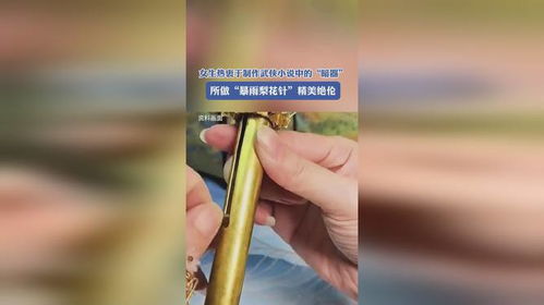 女生热衷于制作武侠小说中的暗器,所做暴雨梨花针精美绝伦