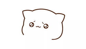 蜜桃猫表情来啦,六步画出超萌蜜桃猫简笔画