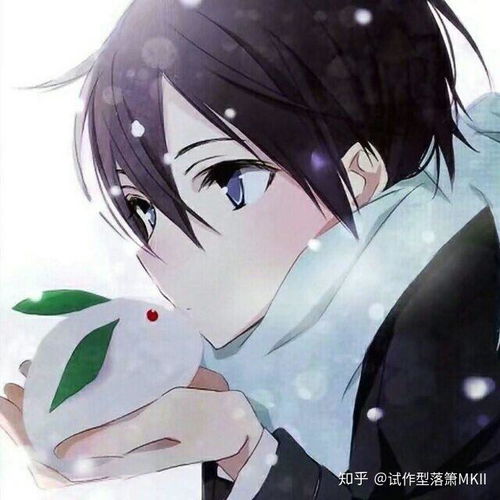 有没有抱兔子的动漫男头