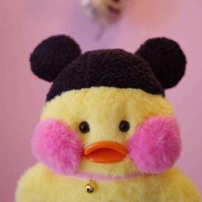 网红小黄鸭头像情侣一人一张黄鸭子系列情侣头像