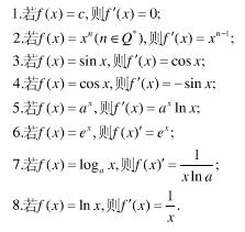 高中基本初等函数的导数公式这8个公式各出4道题带答案谢谢了急需......最佳答案可追加悬赏