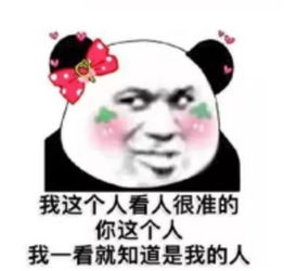 超好玩熊猫头表情包,撩人必备你这个人,一看就知道是我的人
