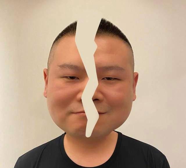 岳云鹏表情包微信图片裂开