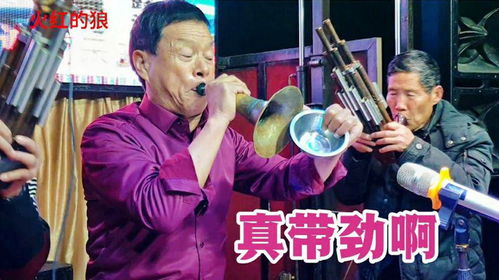 瞧民间老艺人李老师吹唢呐,面部表情丰富,真带劲啊