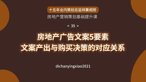 35,房地产广告文案5要素,文案产出与购买决策的对应关系所有的好广告,都是文案在支撑客户看不懂,再多创意也白搭知乎