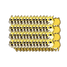 嗨起来表情包动态图像doge